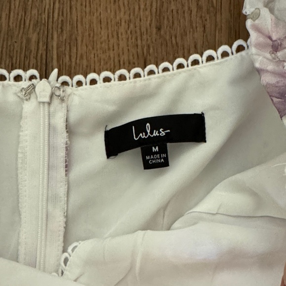 Lulu's Lavender Floral Maxi Dress - Picture 6 of 7